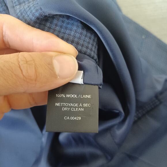 Peter Millar Blazer Crown Crafted Men 42R Blue 100% Wool Soft Lightweight Casual - Picture 9 of 10